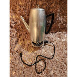 Mercury Automatic Percolator Model 100 Aluminum